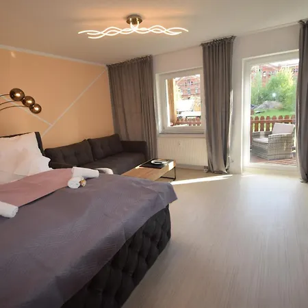 Bliss Place - 1R Premium Apartment - Kingsize Bett, Smart Tv, Kueche, Balkon, Waschkeller Magdeburg Eksteriør billede